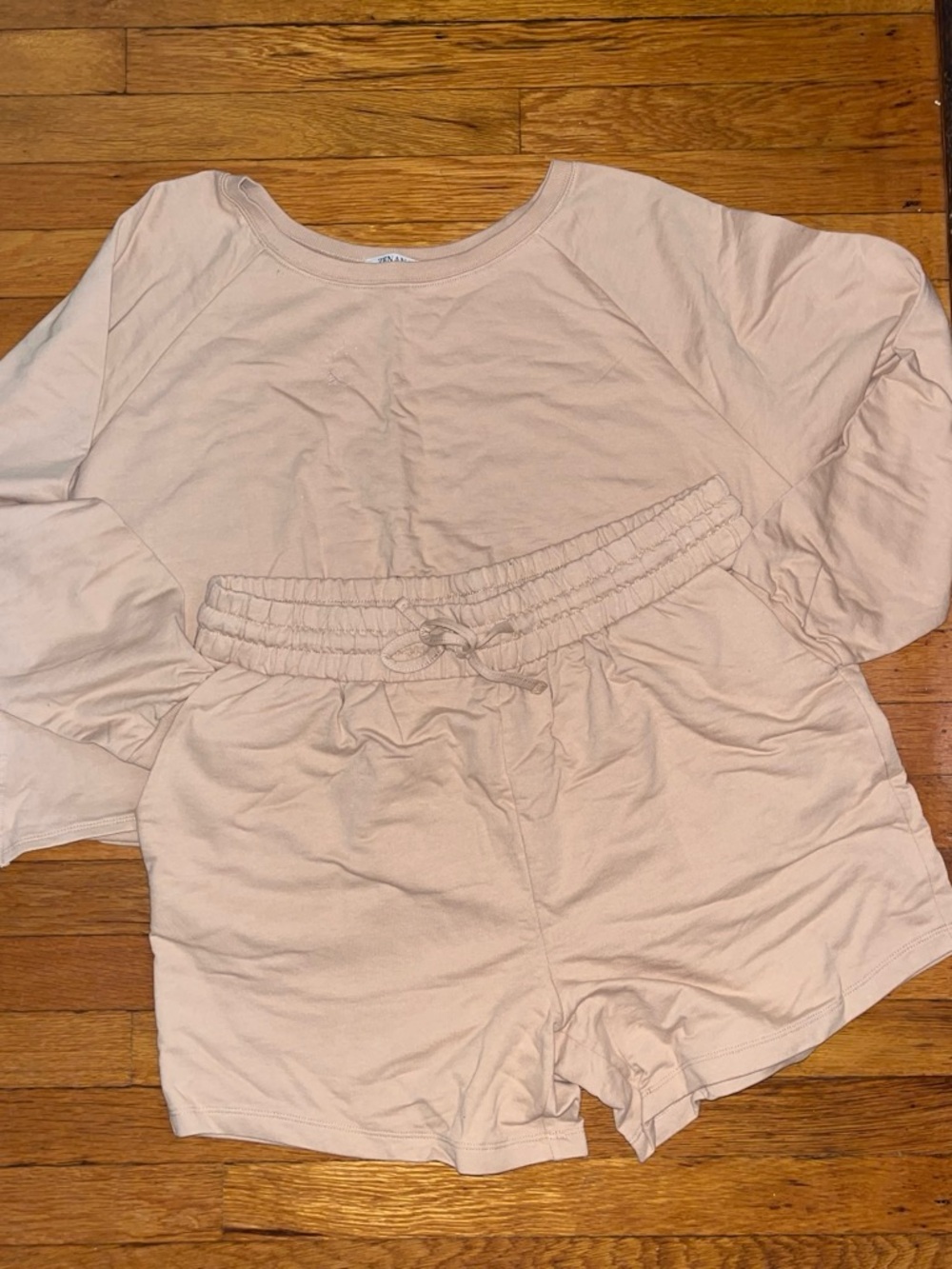 Zenana Outfitters Light Cream Women's Set